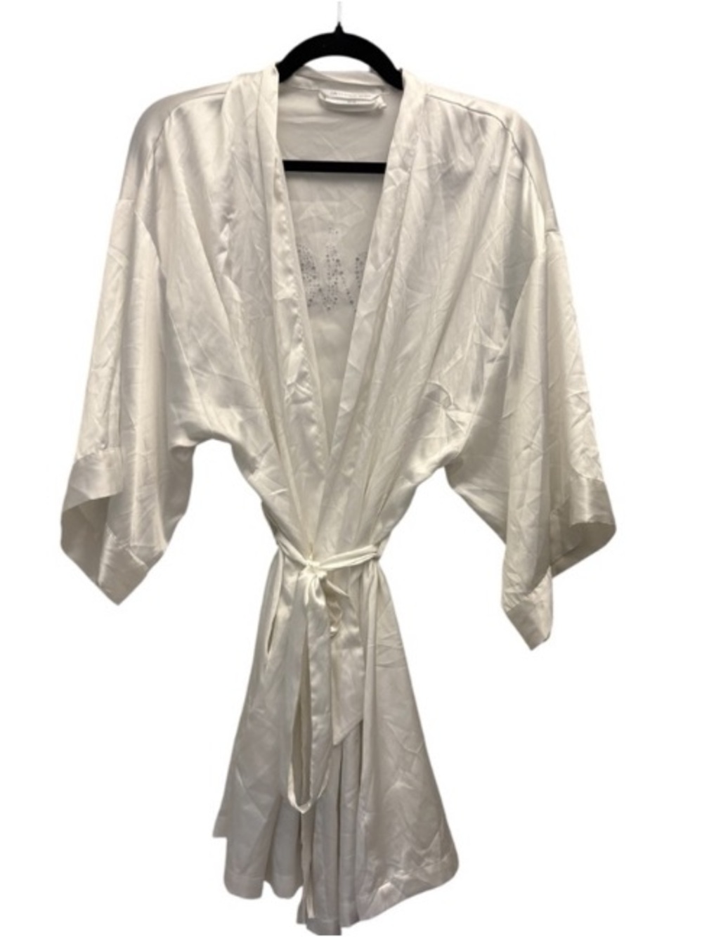 Victoria's Secret White Satin Bride I Do wedding Robe